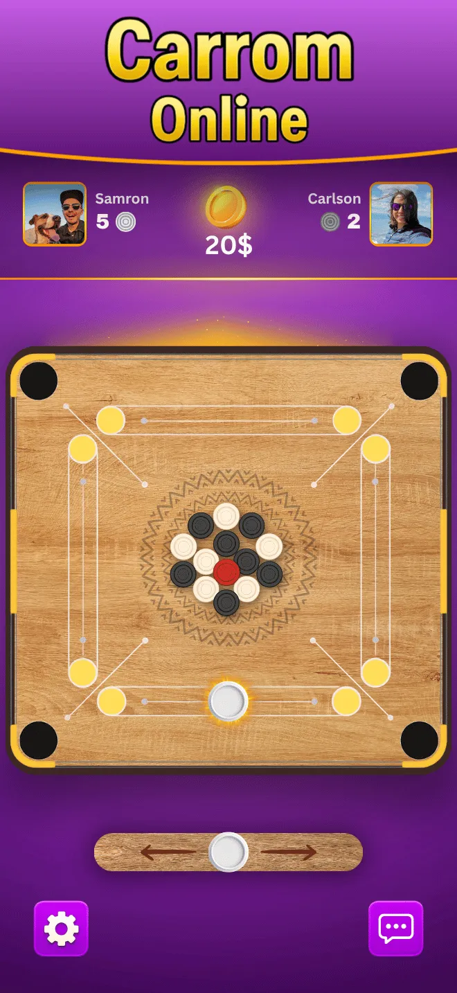 Carrom Cash gameplay